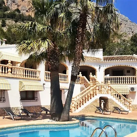 With 5 In Javea, With Wonderful Mountain View, Private Poo